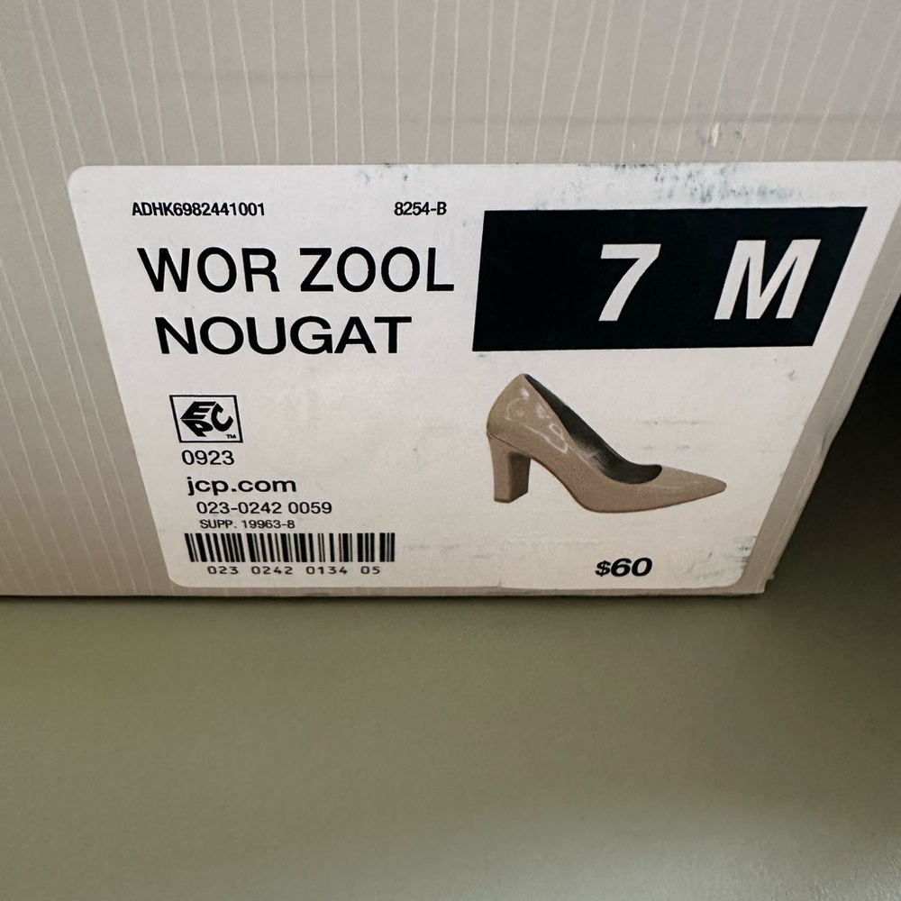 Worthington women’s woe zool nougat pump heels us size 7 - Picture 2 of 9